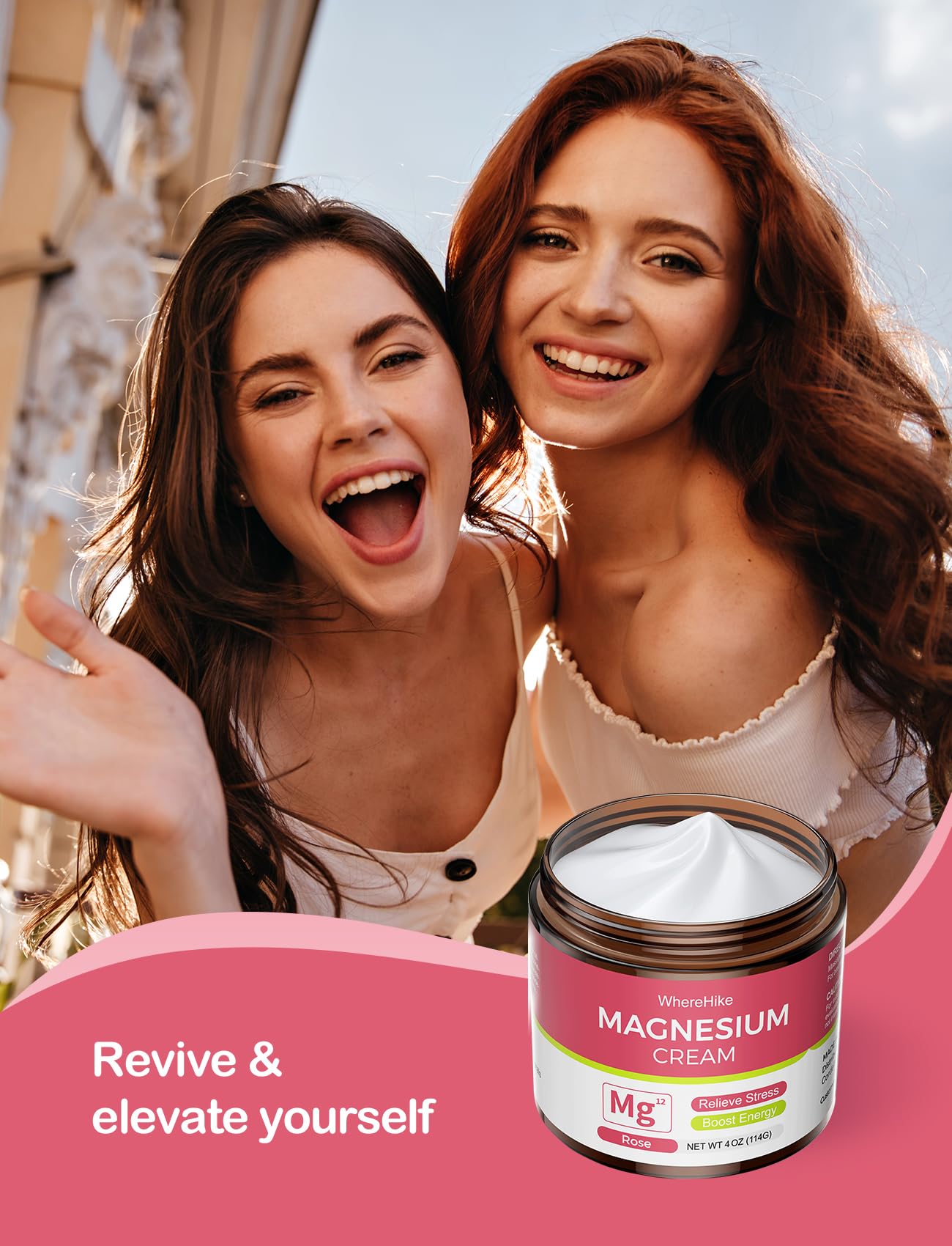 Magnesium night lotion application before bed