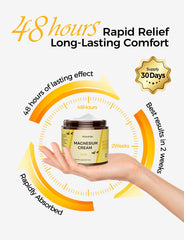 Nighttime magnesium lotion vanilla bottle for sleep