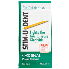 Soft wooden cleaning sticks designed to clean between teeth