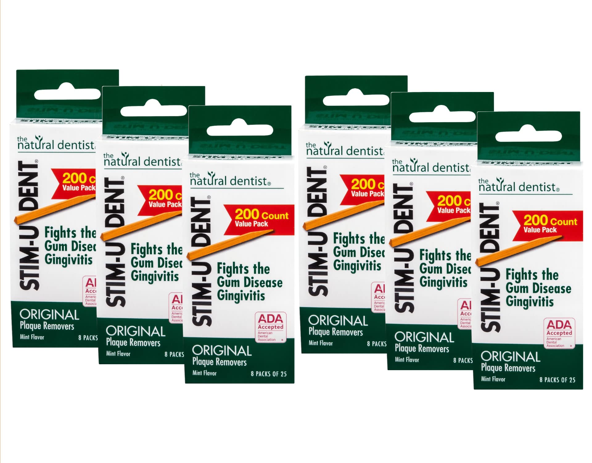 STIM-U-DENT Plaque Removers Mint Value Pack front view