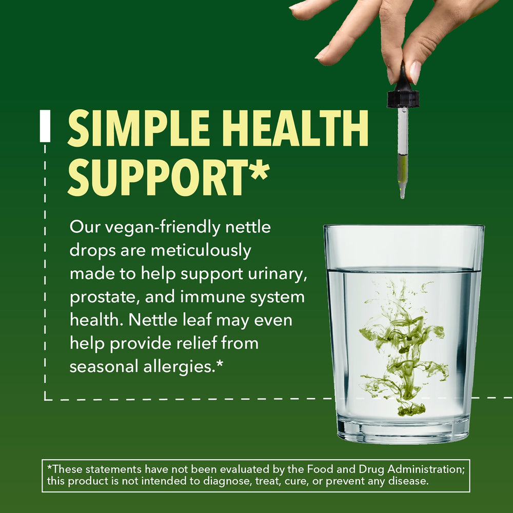 Stinging nettle root extract used for prostate health support