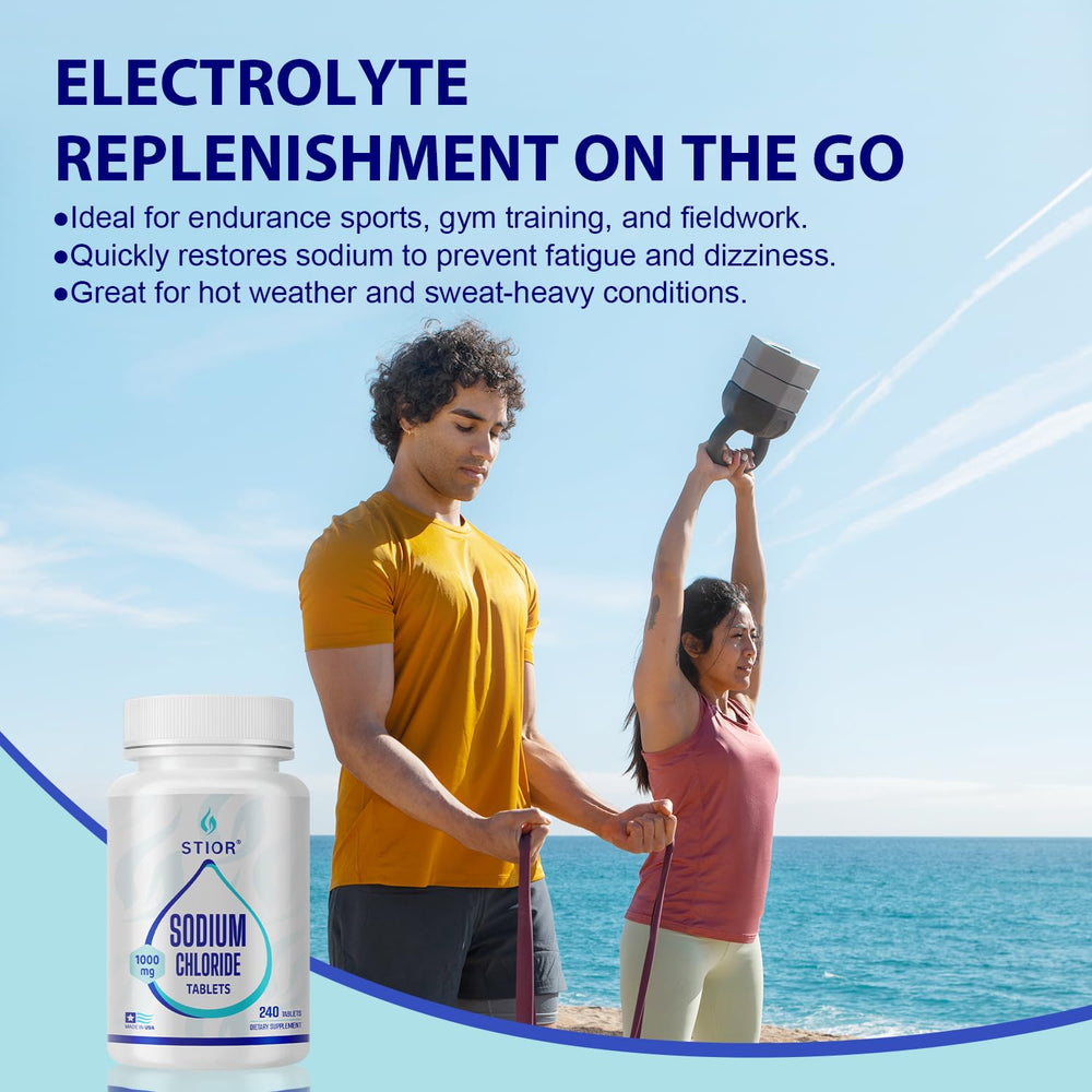 Hydration support: STIOR electrolyte salt tablets for athletes