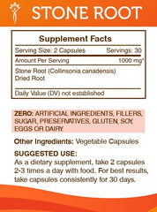 Ingredient: Collinsonia canadensis dried root for high potency