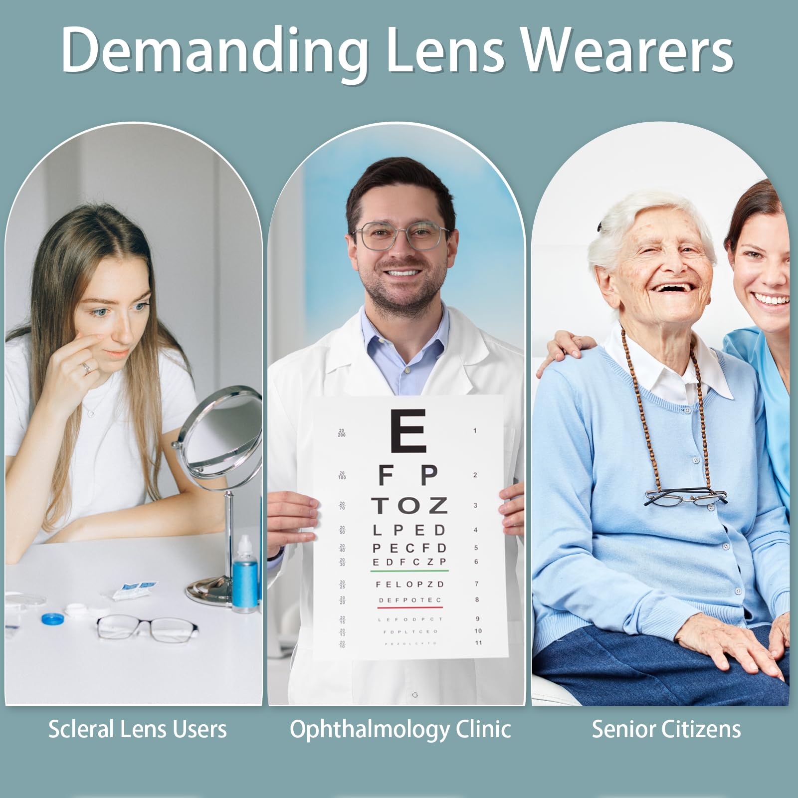 Compact storage case for lens inserters and accessories