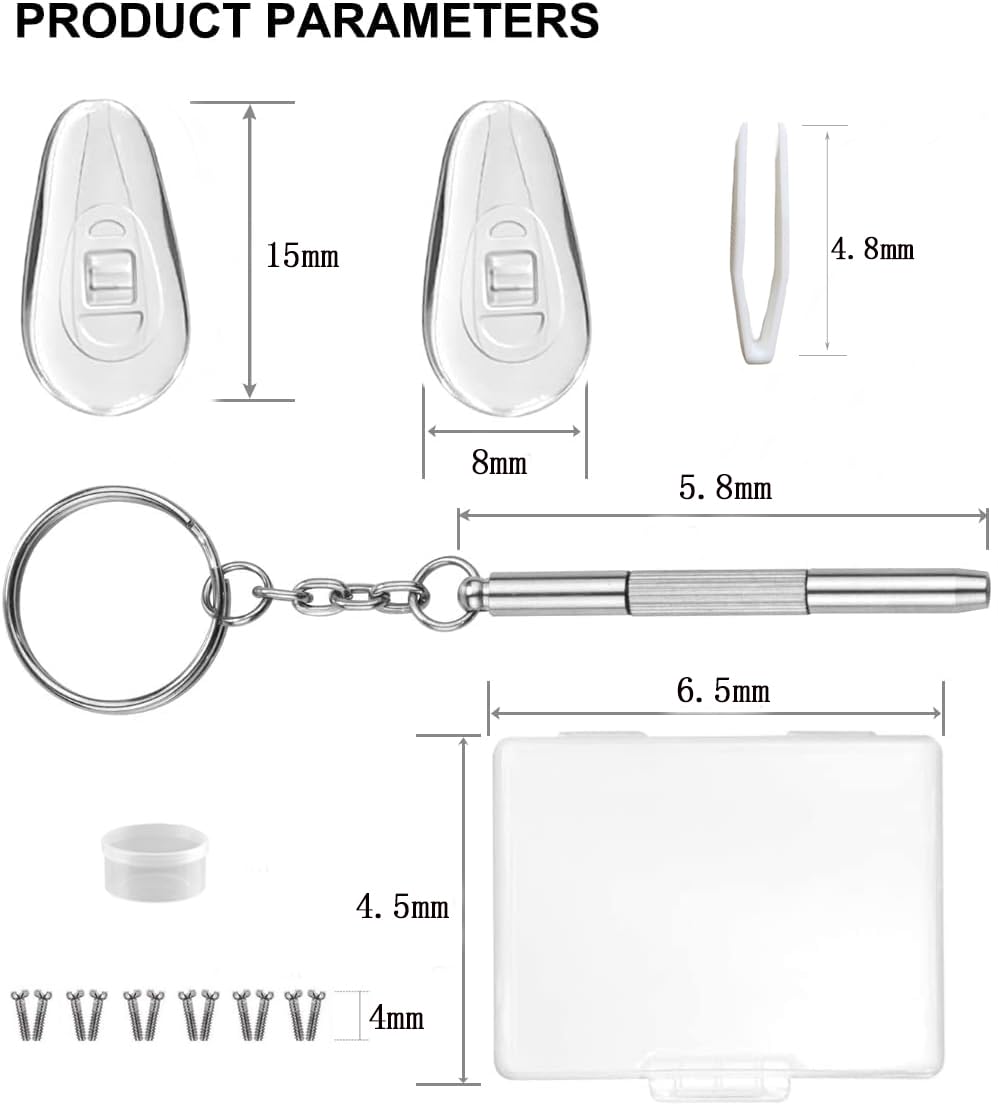 Storage case and packaging for the eyewear repair kit