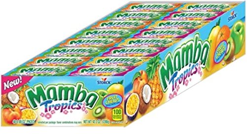 Storck Mamba Tropics Chews 0.88 oz – 48-pack bulk box