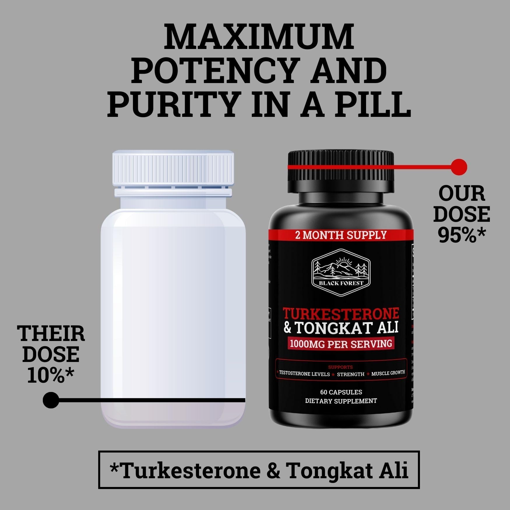 Illustration representing strength and muscle support from Turkesterone and Tongkat Ali