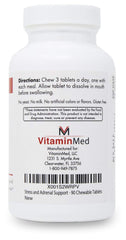 Bottle of Stress and Adrenal Support with 90 chewable tablets - product image 2