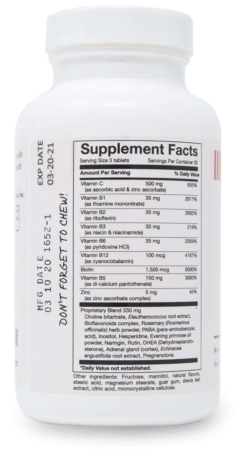 Close-up of Citrusy Orange flavored chewables dissolving - product image 3