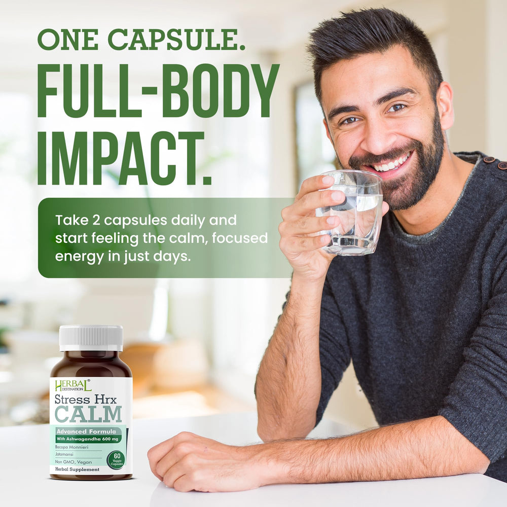 Close-up of Ashwagandha capsules