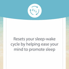 Sleep-well concept image illustrating sleep cycle reset
