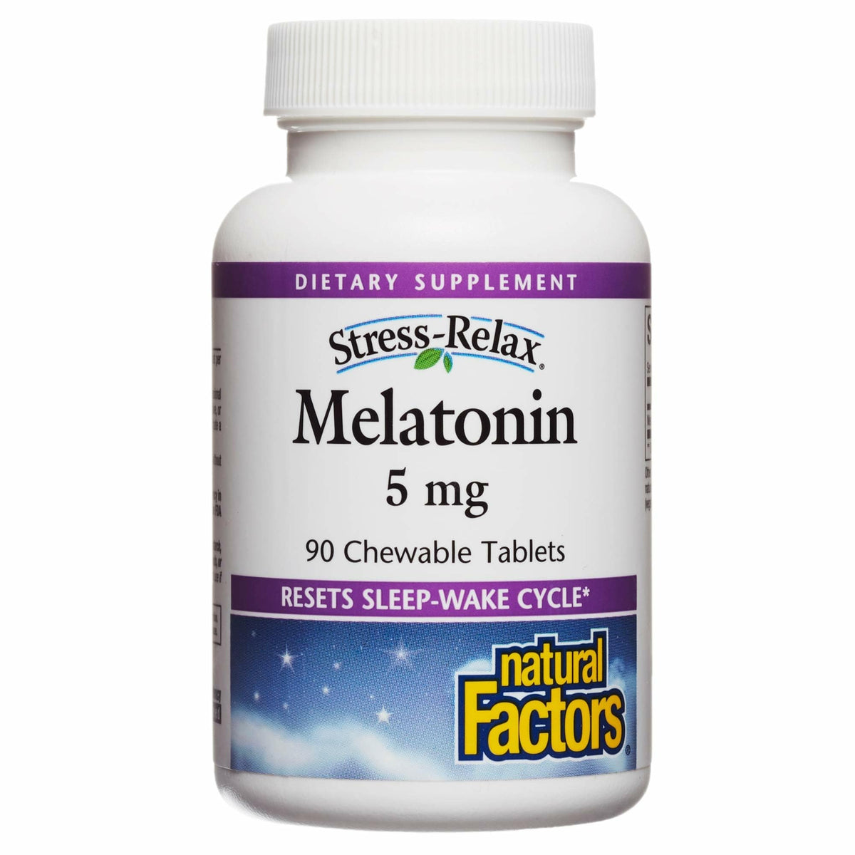 Stress-Relax Melatonin 5 mg bottle front view