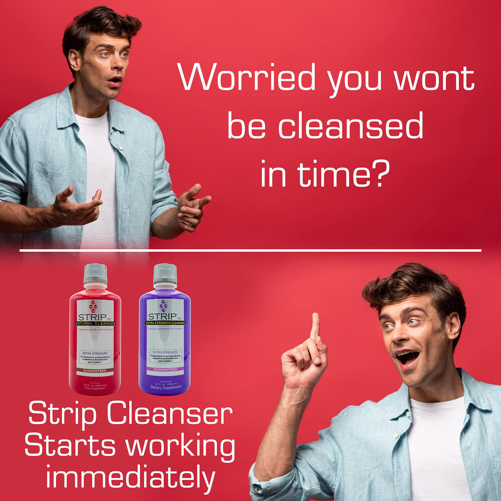 Lifestyle image of a person enjoying Strip NC detox drink