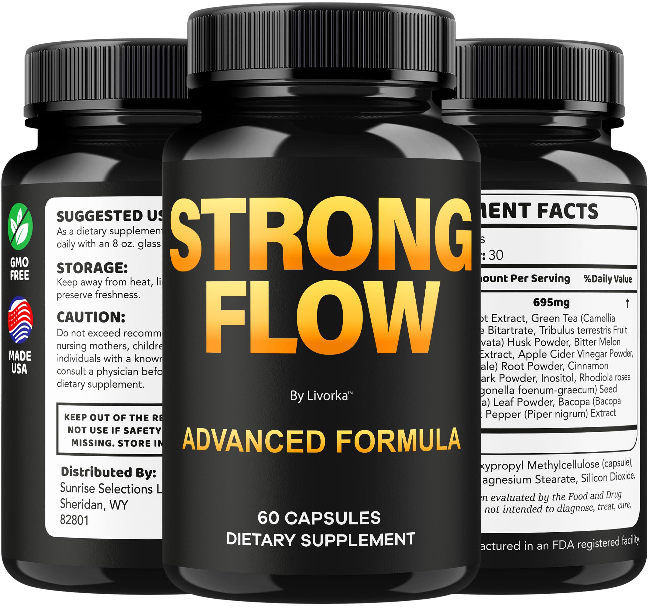 180 capsules total for a 3-month supply