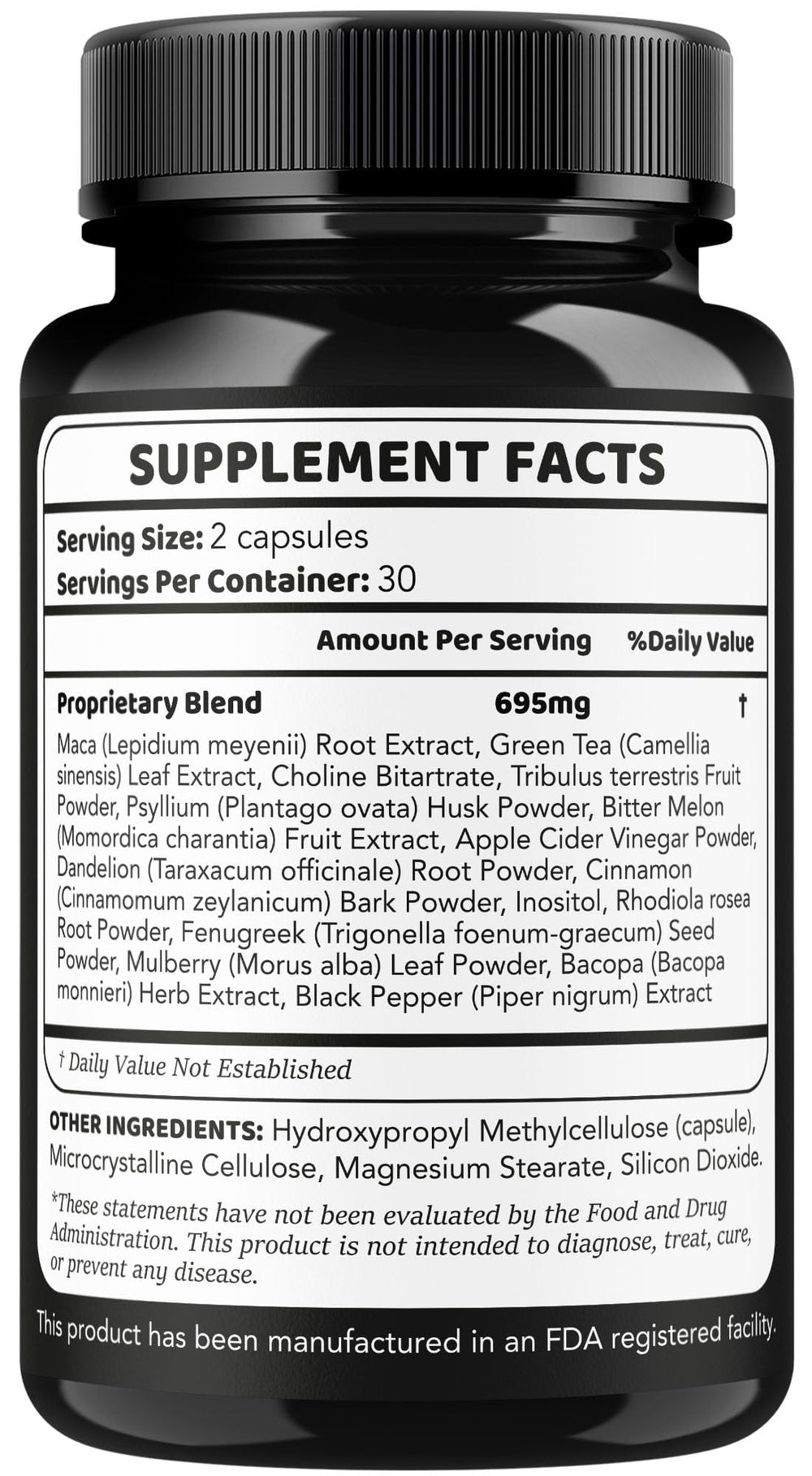 Person holding the Strong Flow Capsules bottle