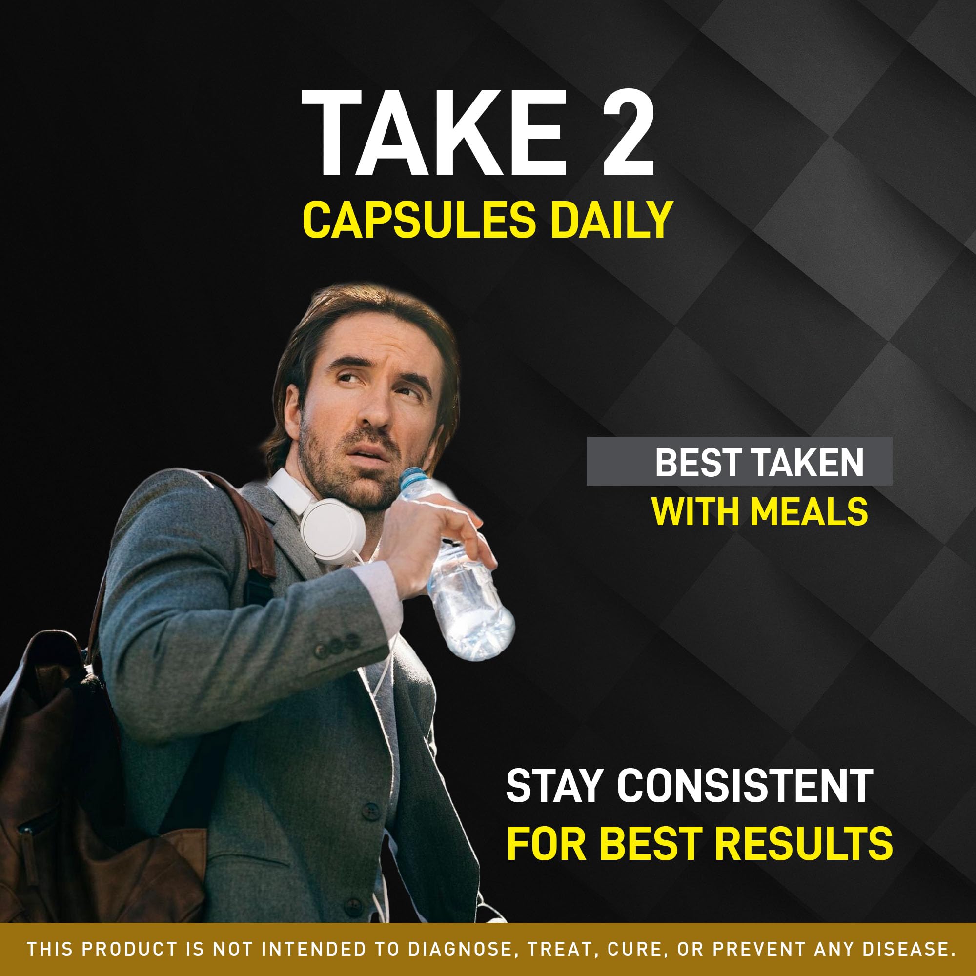 Top view of the Strong Flow Pills capsules