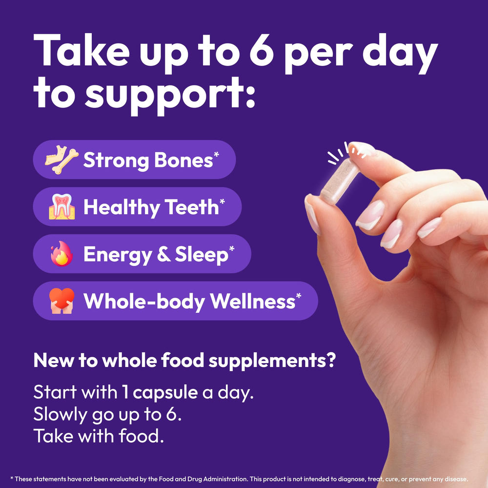 Calcium with Vitamin D3, Vitamin K2 and Magnesium ingredients