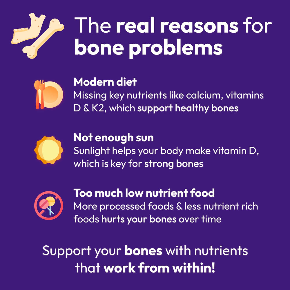 Bone density and jaw health support imagery