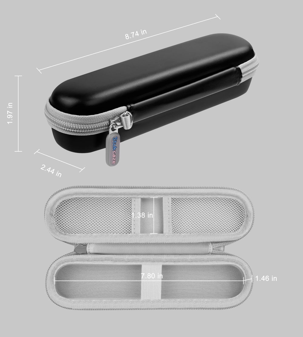 Interior view showing double mesh pockets for charger and accessories