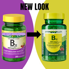 Close-up of Cherry Flavor 500 mcg B12 Sublingual Microlozenges