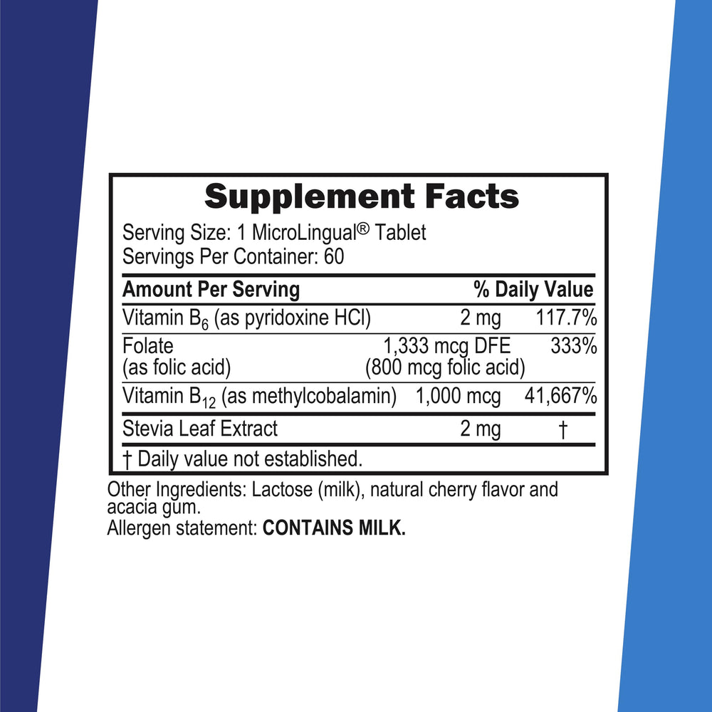 Dissolving sublingual tablets designed to dissolve under the tongue