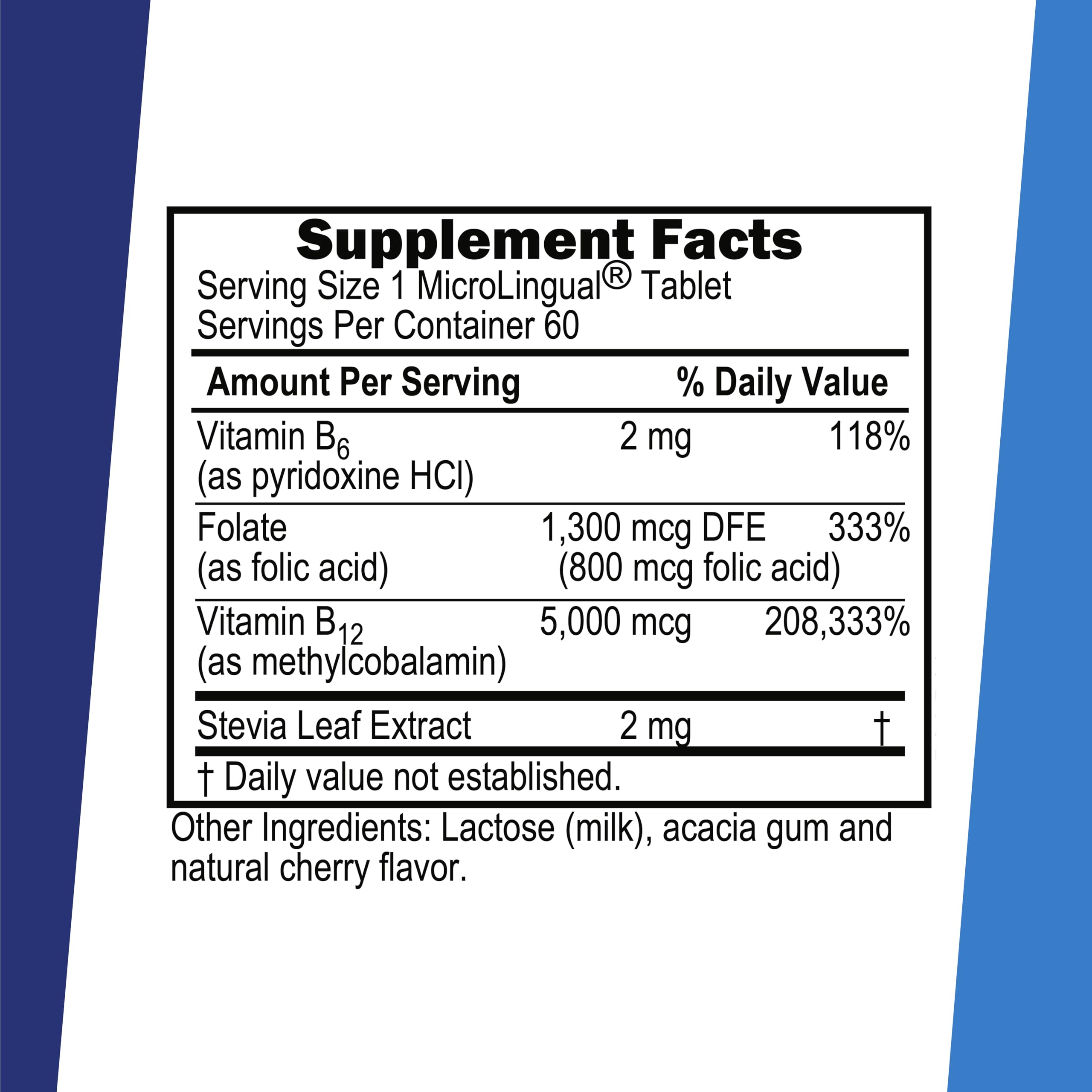 Sublingual tablets dissolving under the tongue