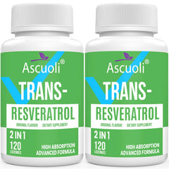 Bottle of Sublingual Trans-Resveratrol 900 mg lozenges