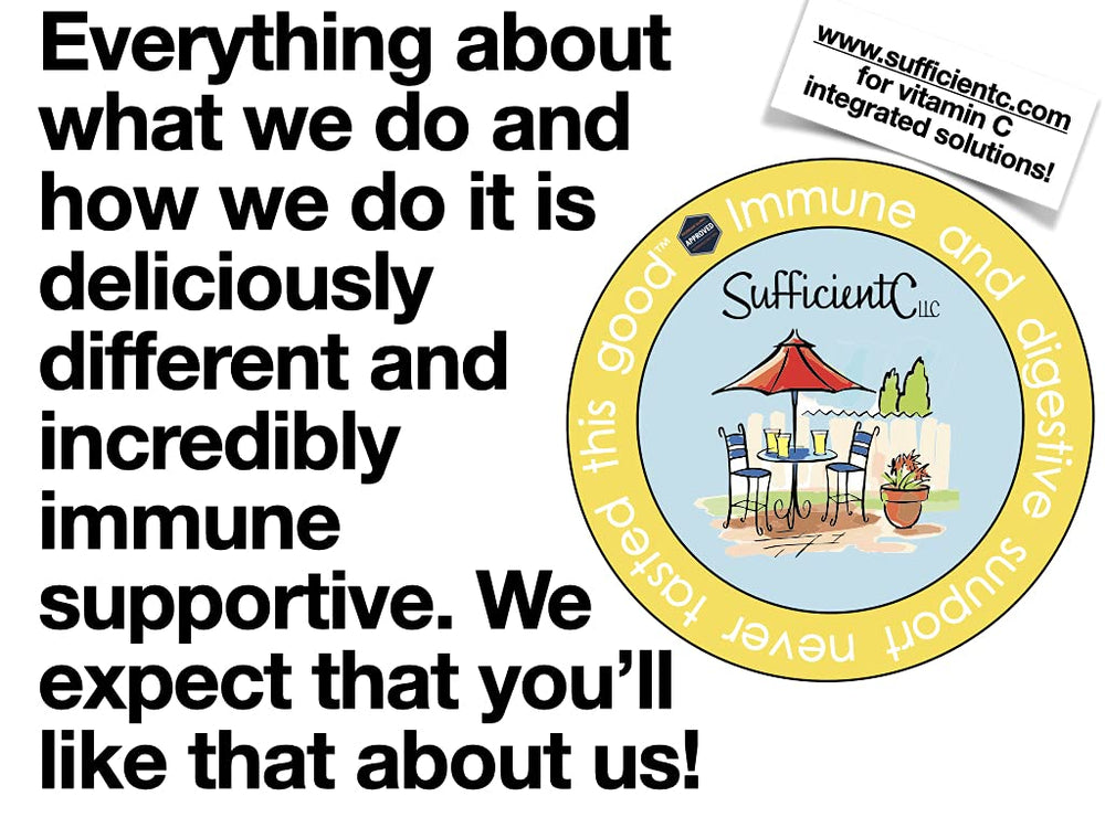 125g pouch packaging of Sufficient-C drink mix