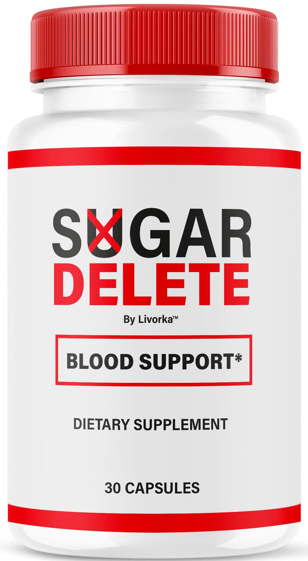 Sugar Delete Capsules bottle front view