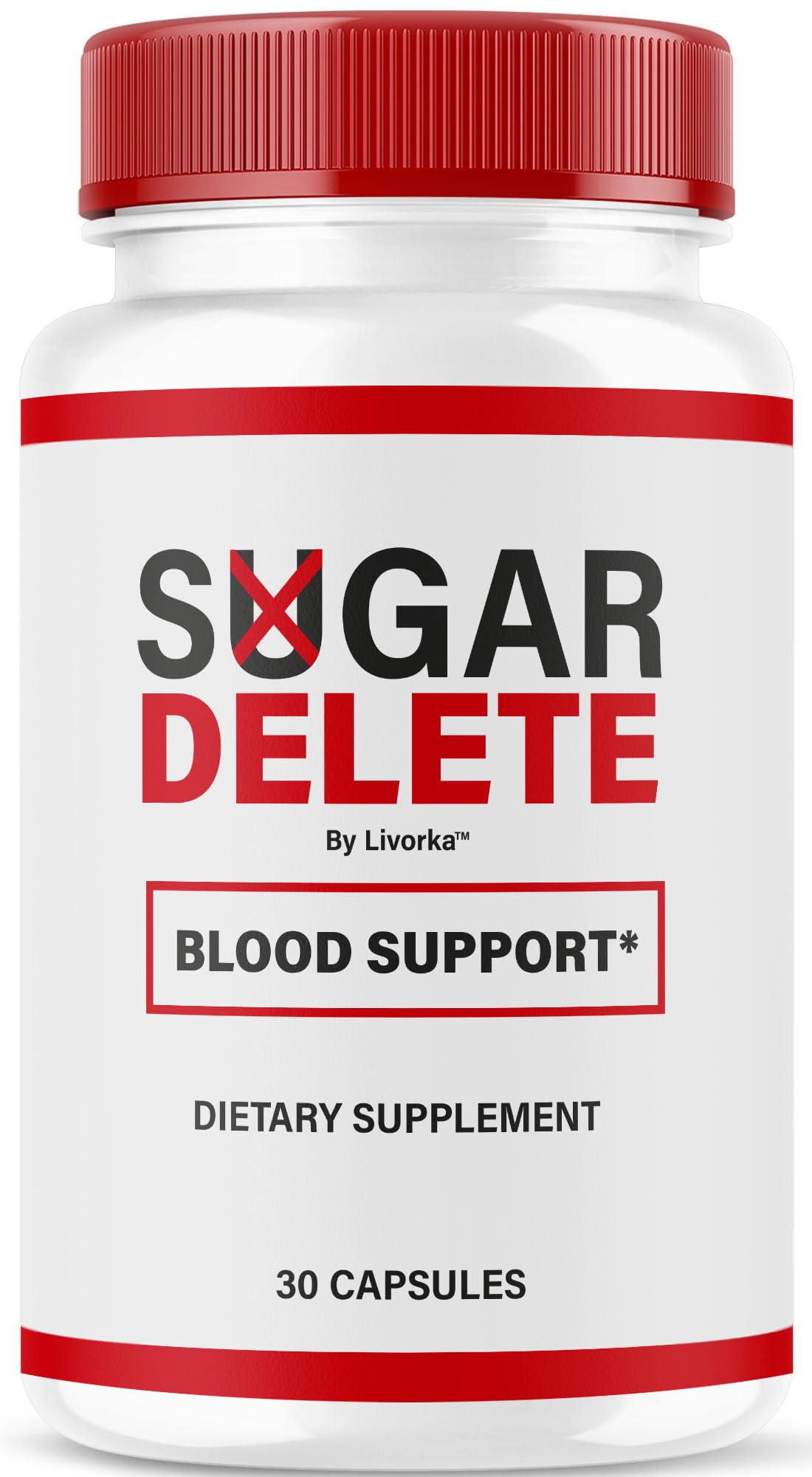 Sugar Delete Capsules bottle front view