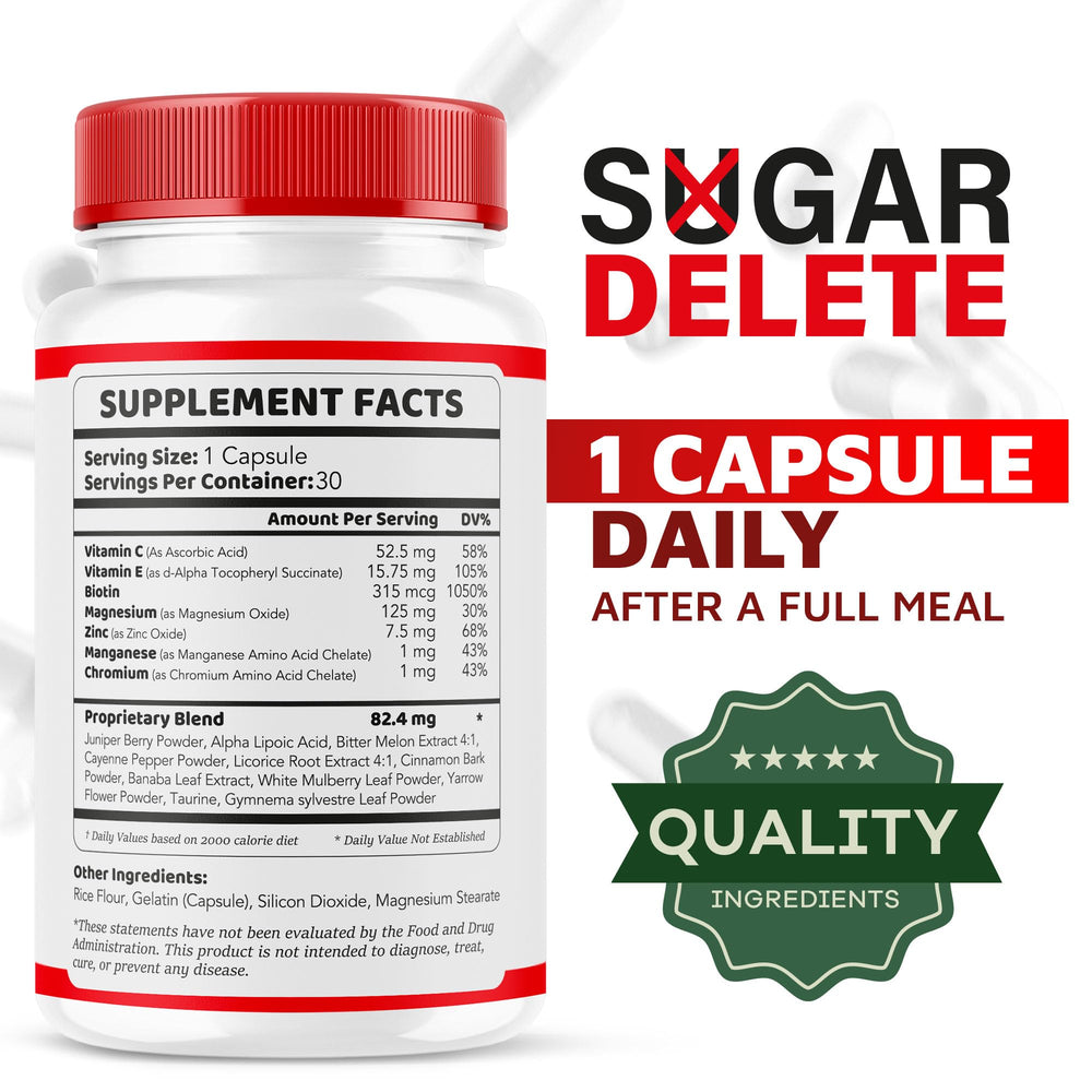 Sugar Delete product packaging