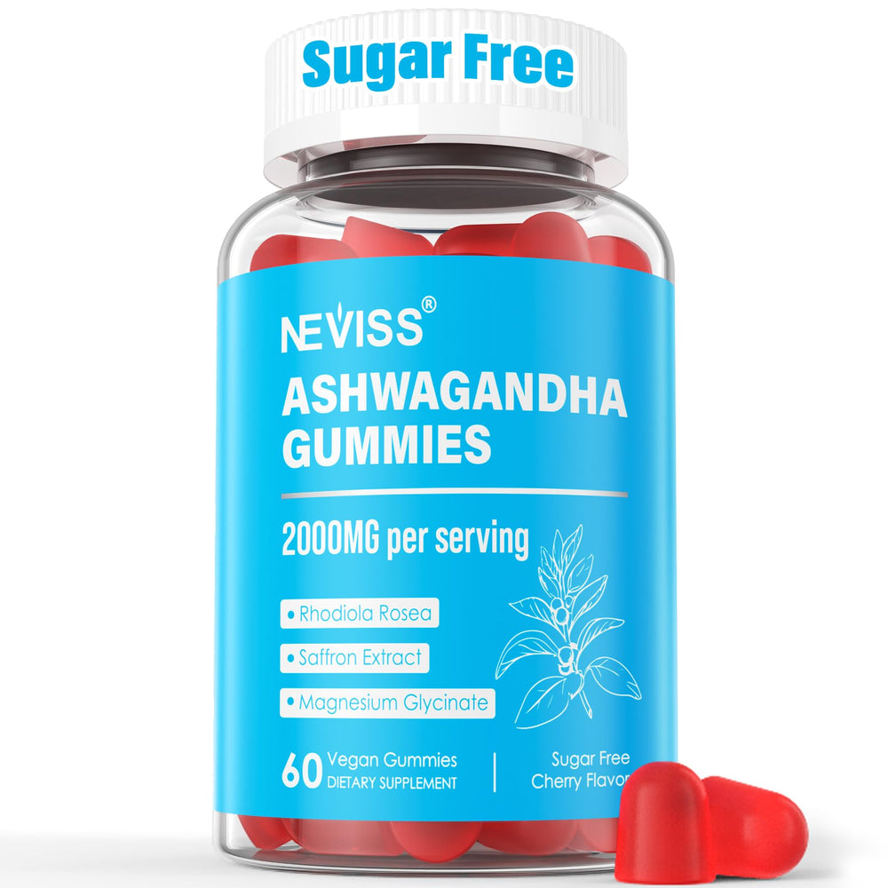 Sugar Free Ashwagandha Gummies bottle label