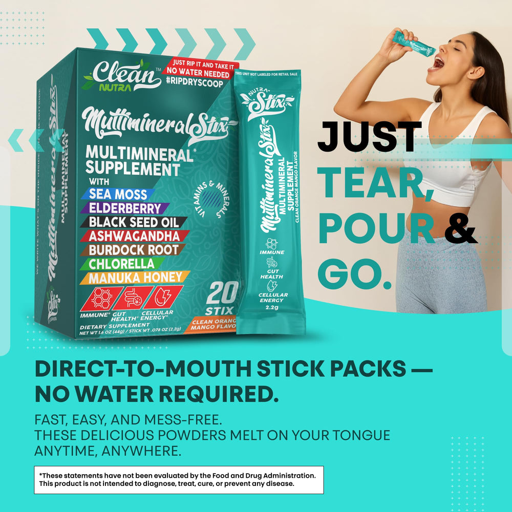 Sugar-free hydration powder sticks
