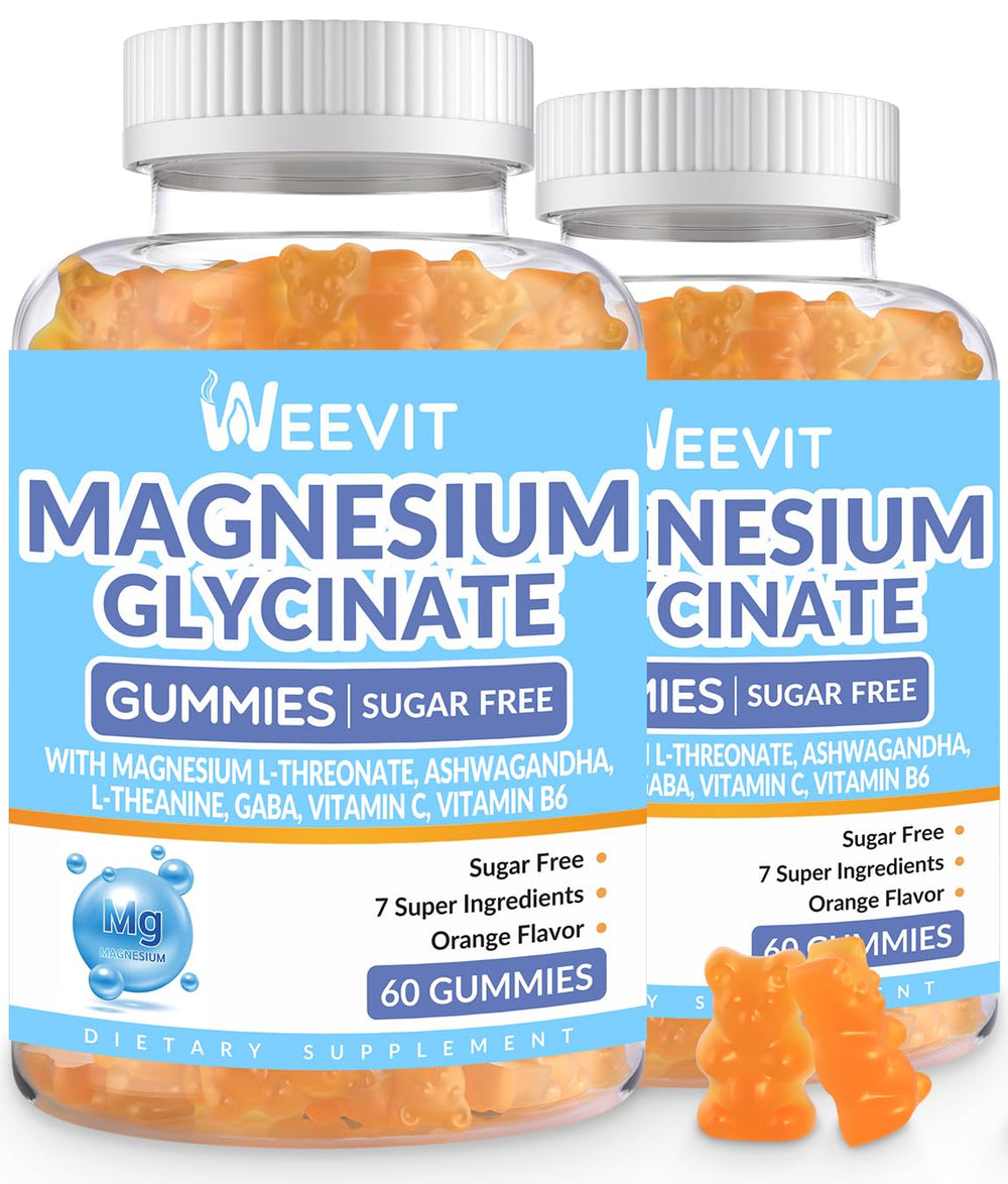 Sugar-Free Magnesium Glycinate Gummies bottle with L-Threonate label