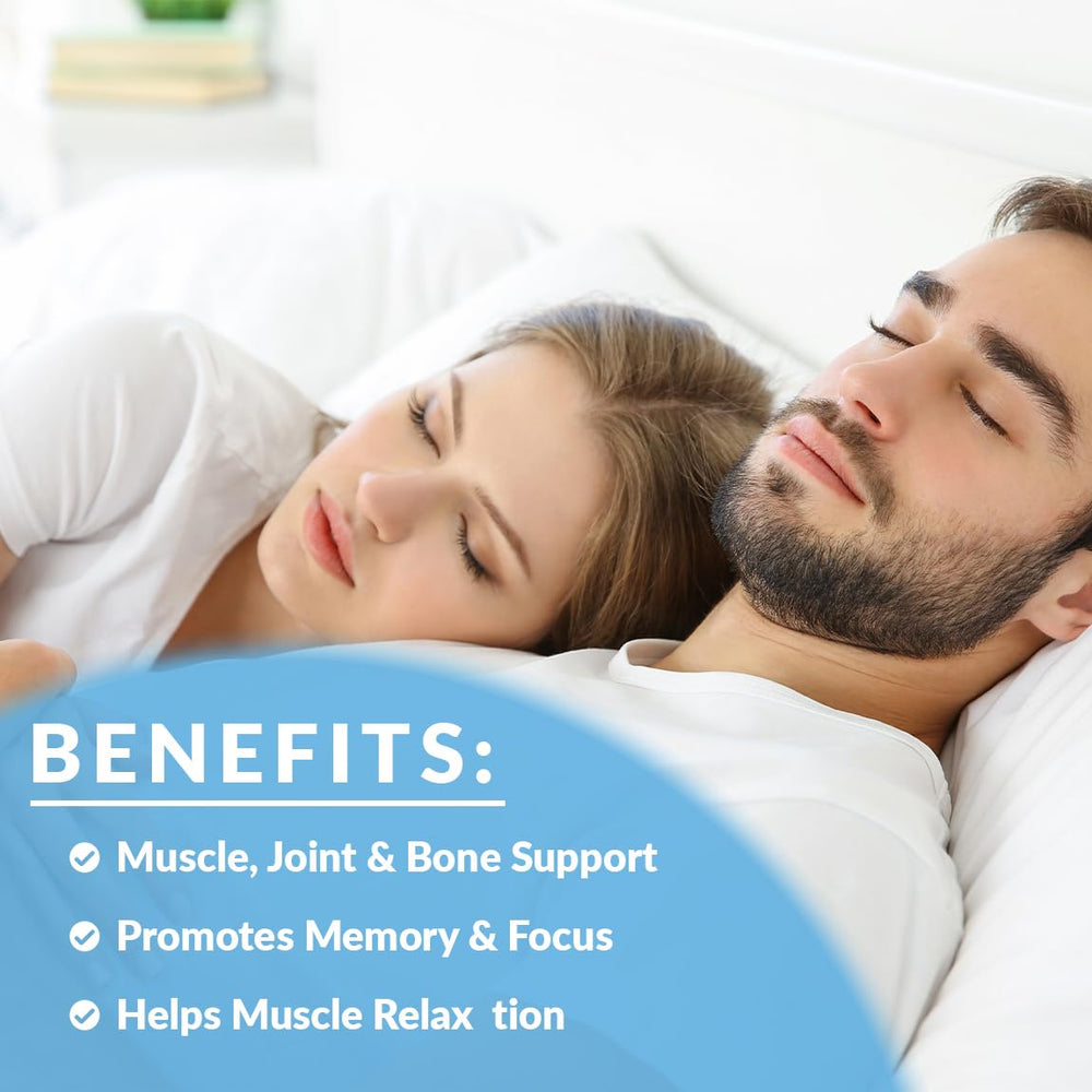 Close-up of orange-flavored magnesium gummies on white background