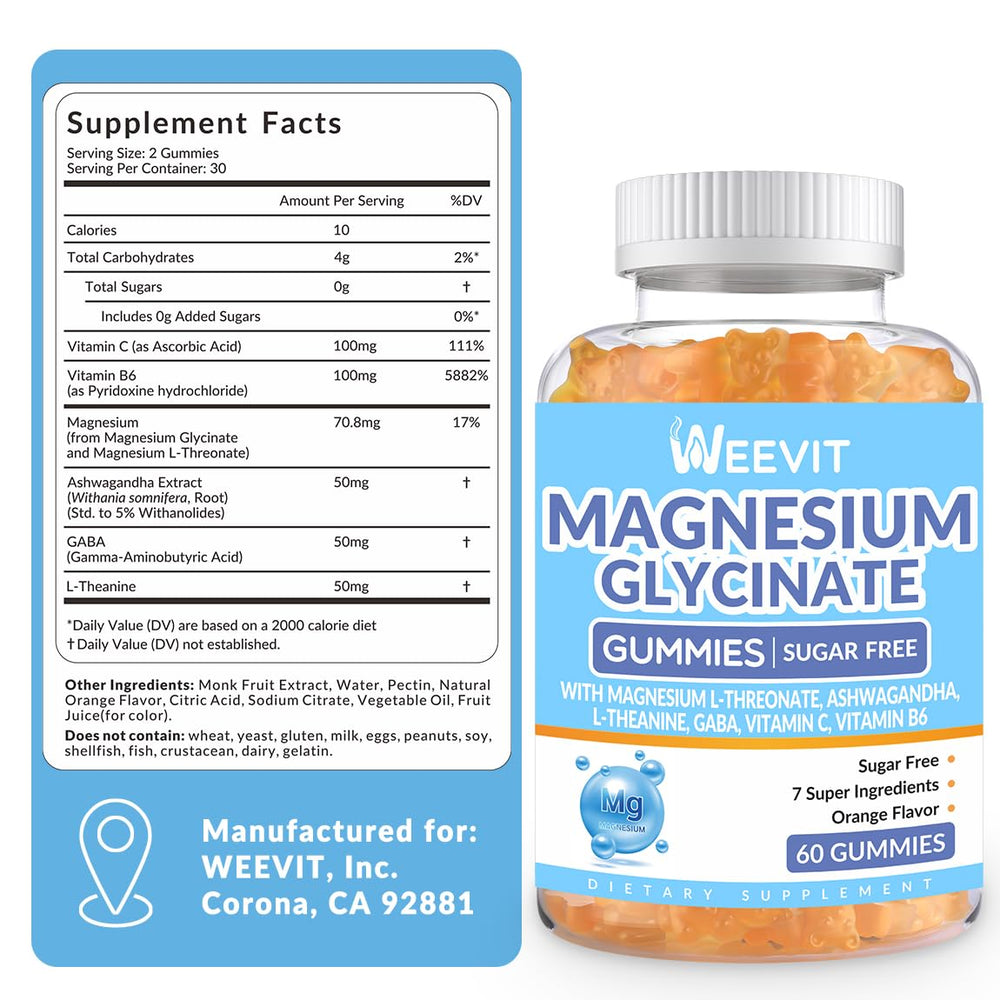 Serving suggestion showing gummies for on-the-go use