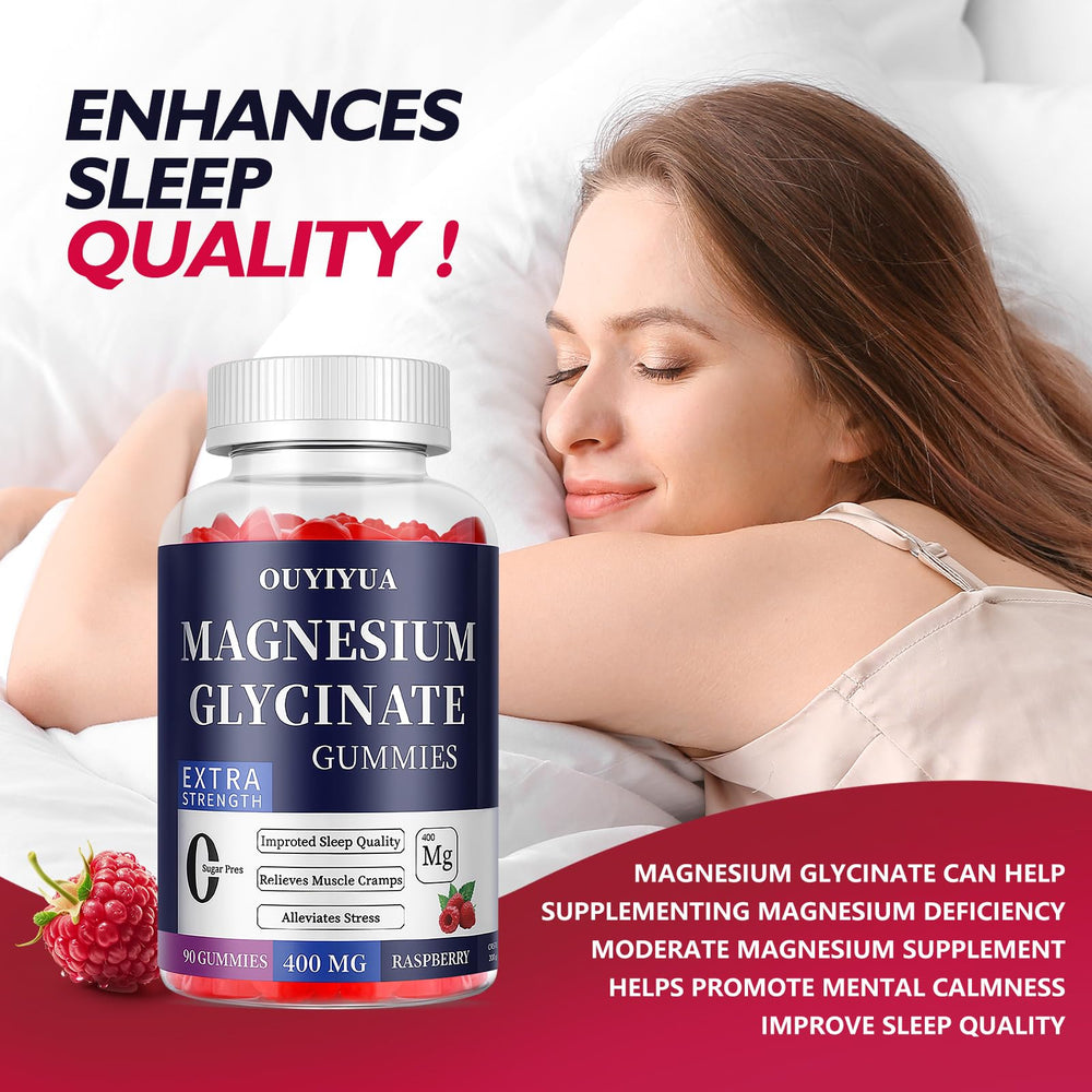 Sugar-free magnesium gummies – 90 count packaging