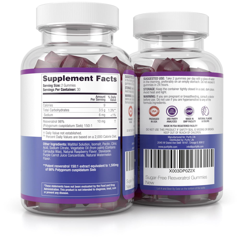 GMP-certified and FDA-registered facility icons with product image