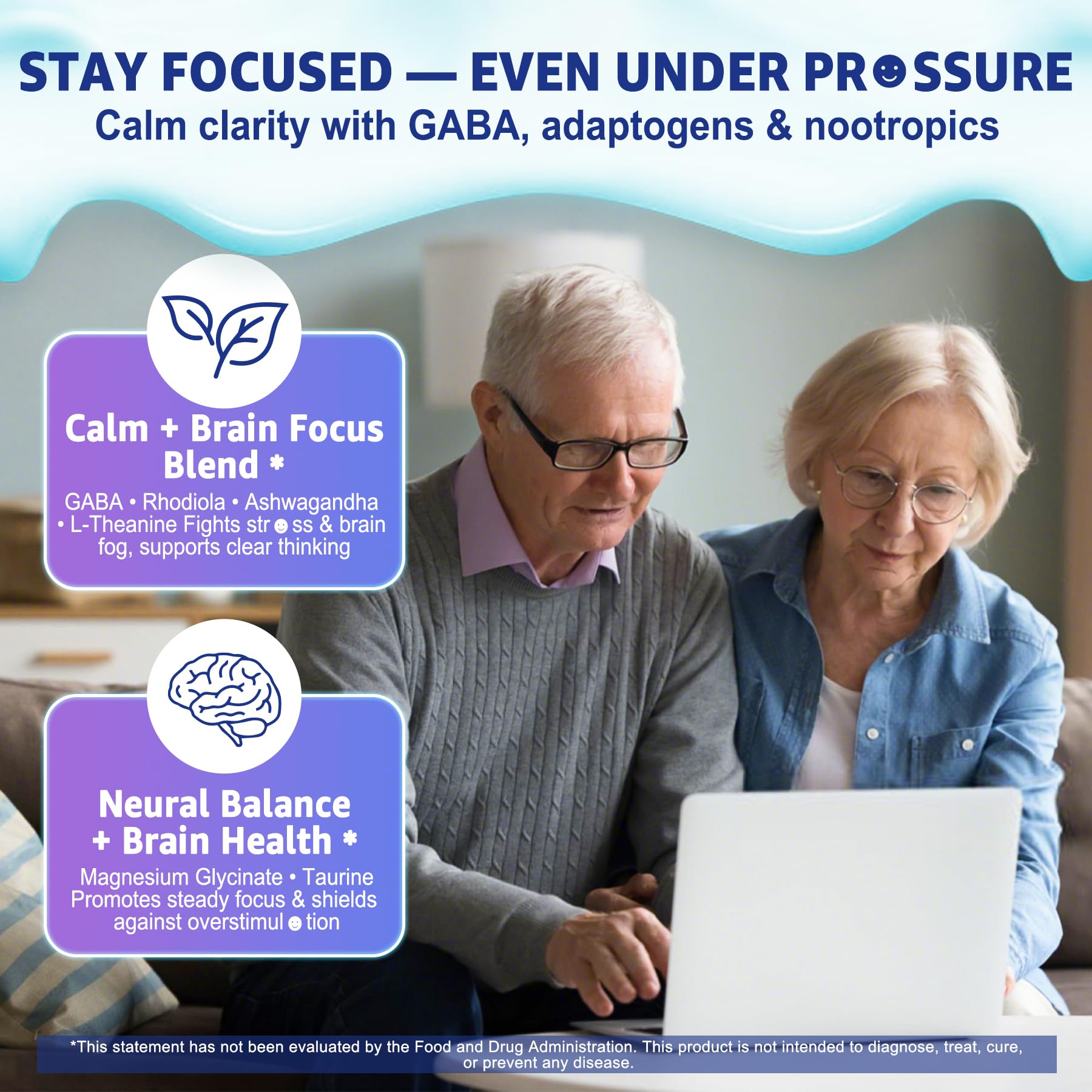 Packaging bottle and label close-up