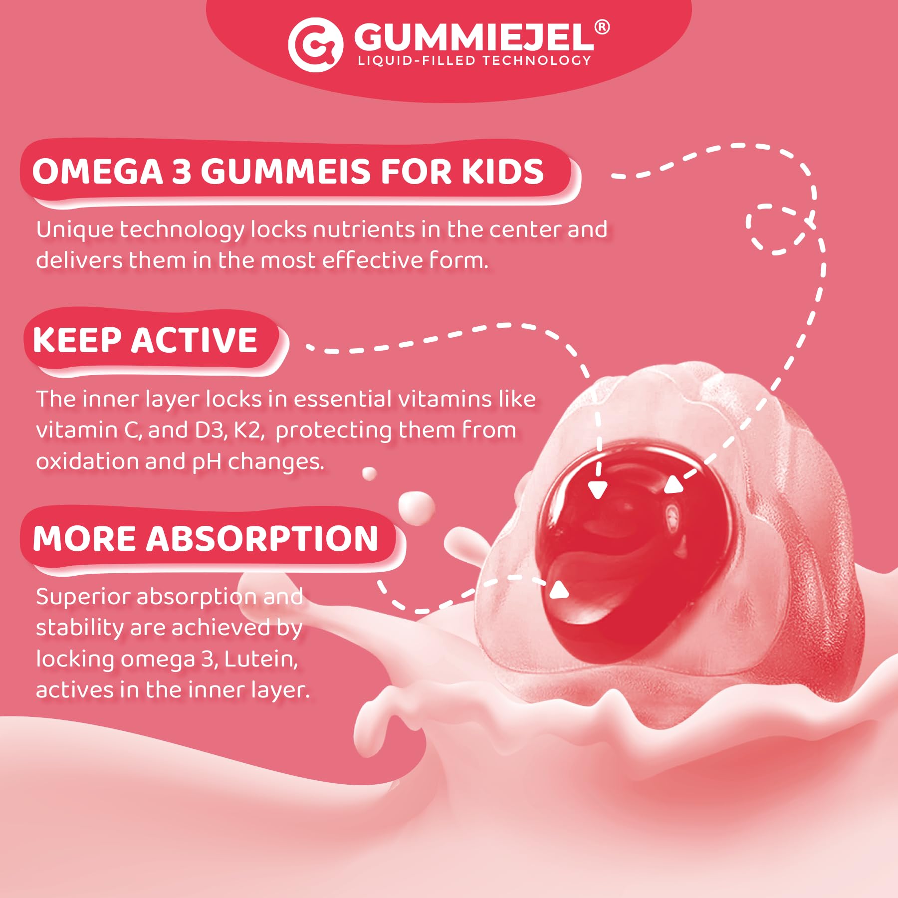 Sugar free vegan gelatin free label