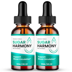 Sugar Harmony Drops bottle on white background