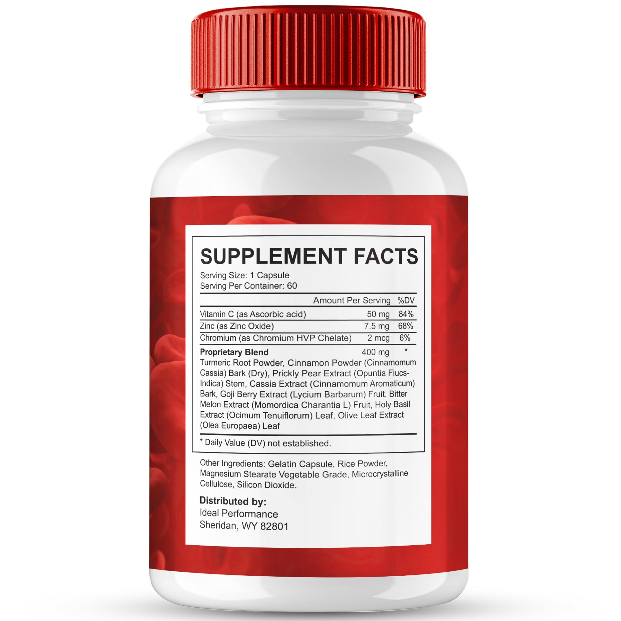 Sugar Mute Blood Support supplement pills bottle