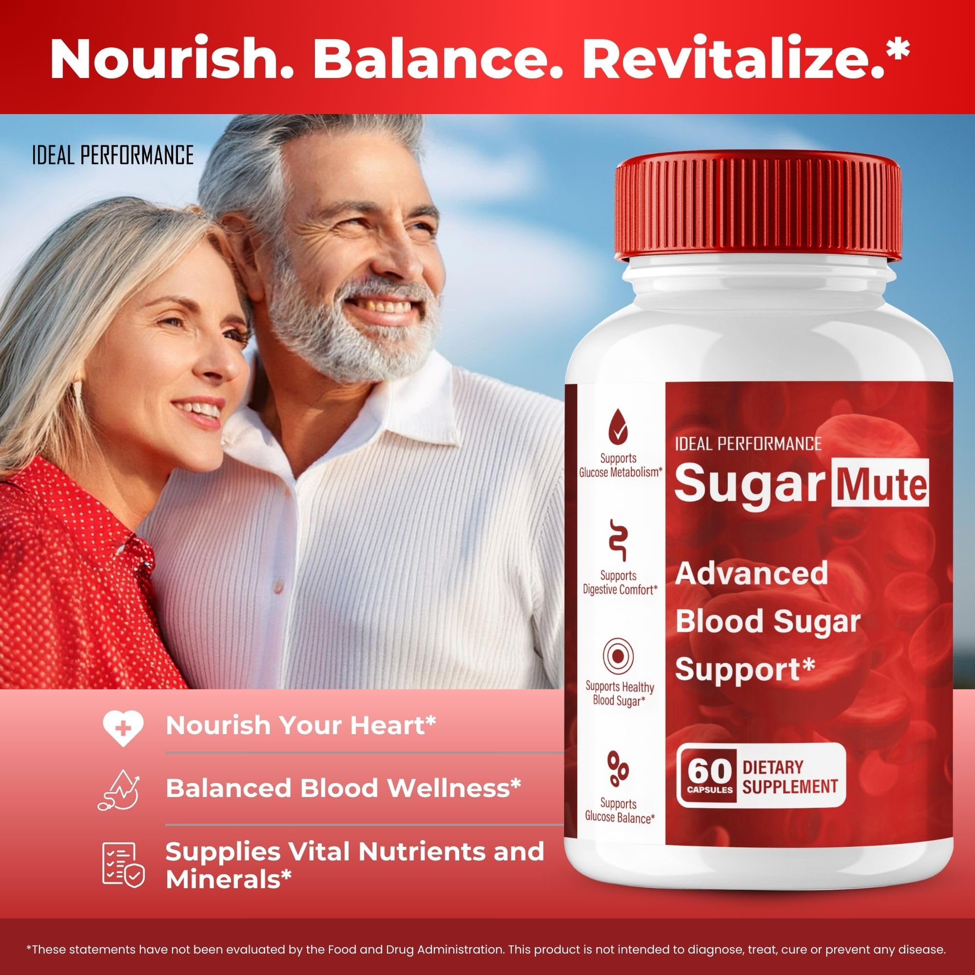 Sugar Mute Capsules packaging with pills