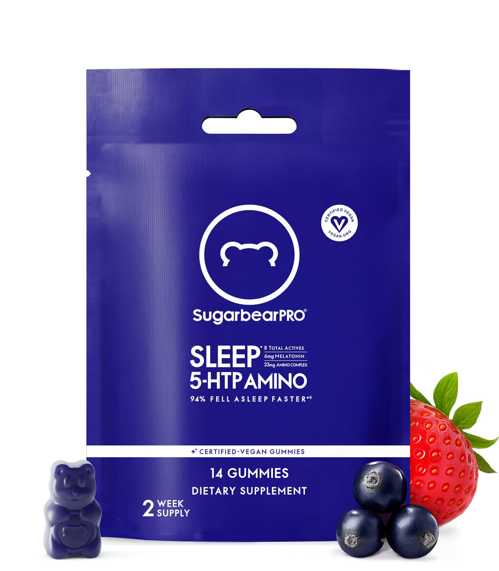 SugarBearPro Sleep Gummy bottle front label