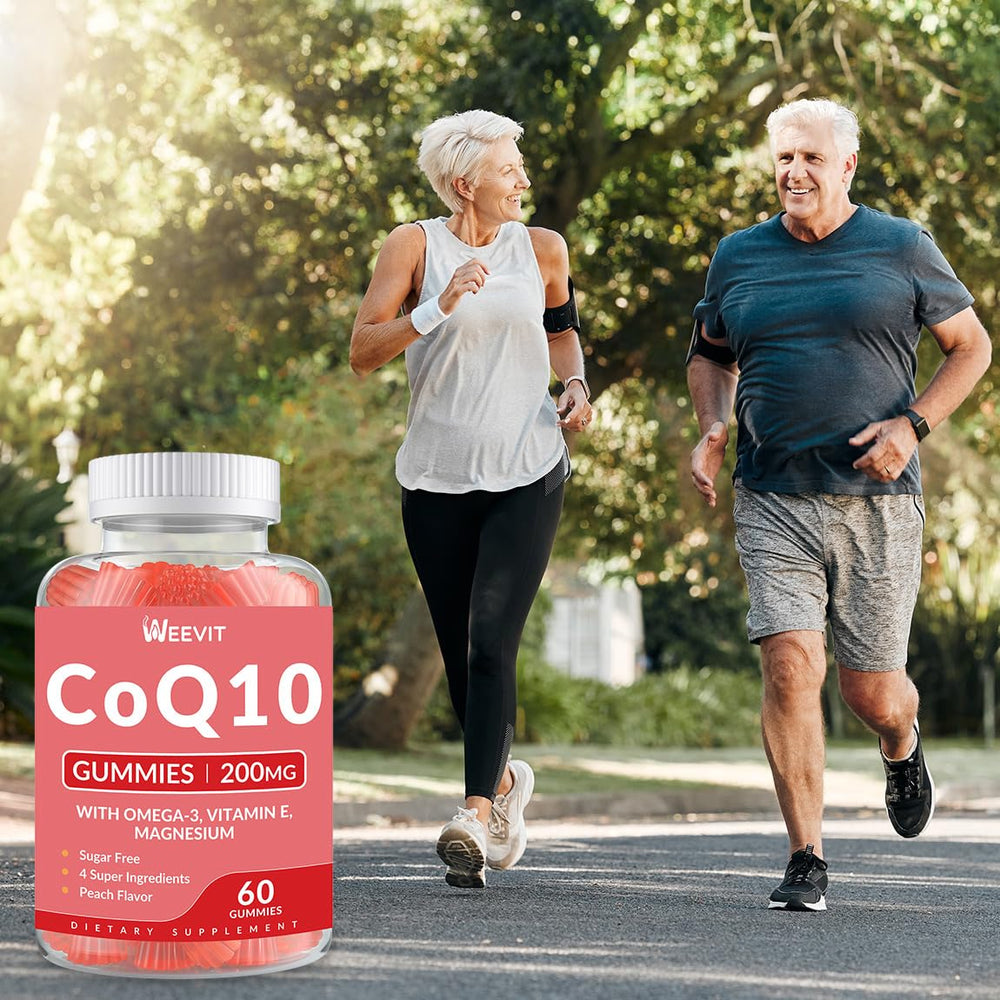 Box packaging for Sugar Free CoQ10 Gummies 200mg