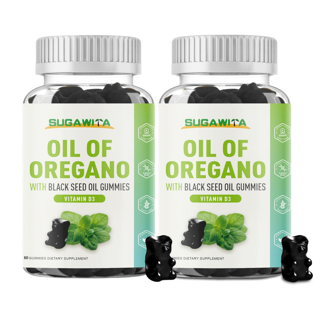 SUGAWITA 3-in-1 Oregano Oil Gummies bottle