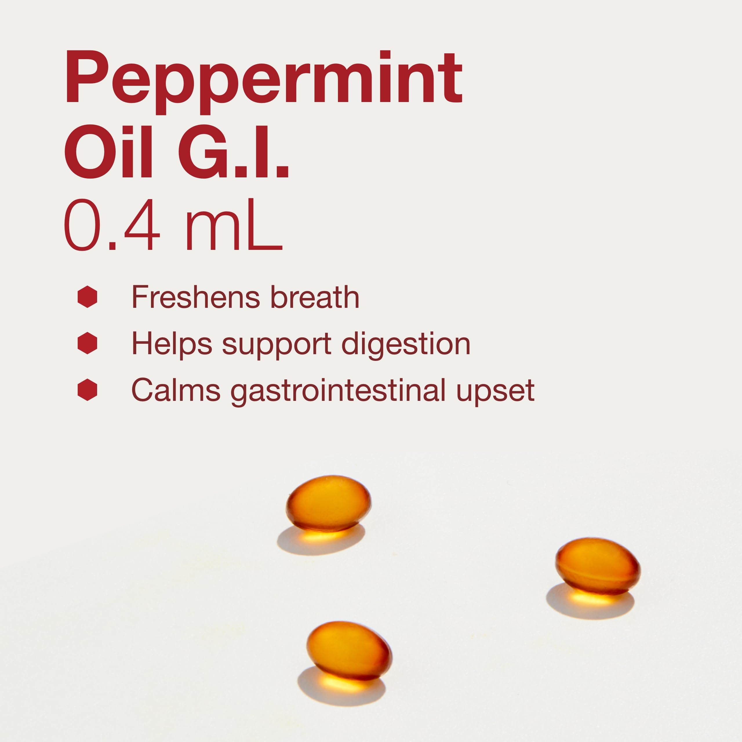 Usage directions for softgels