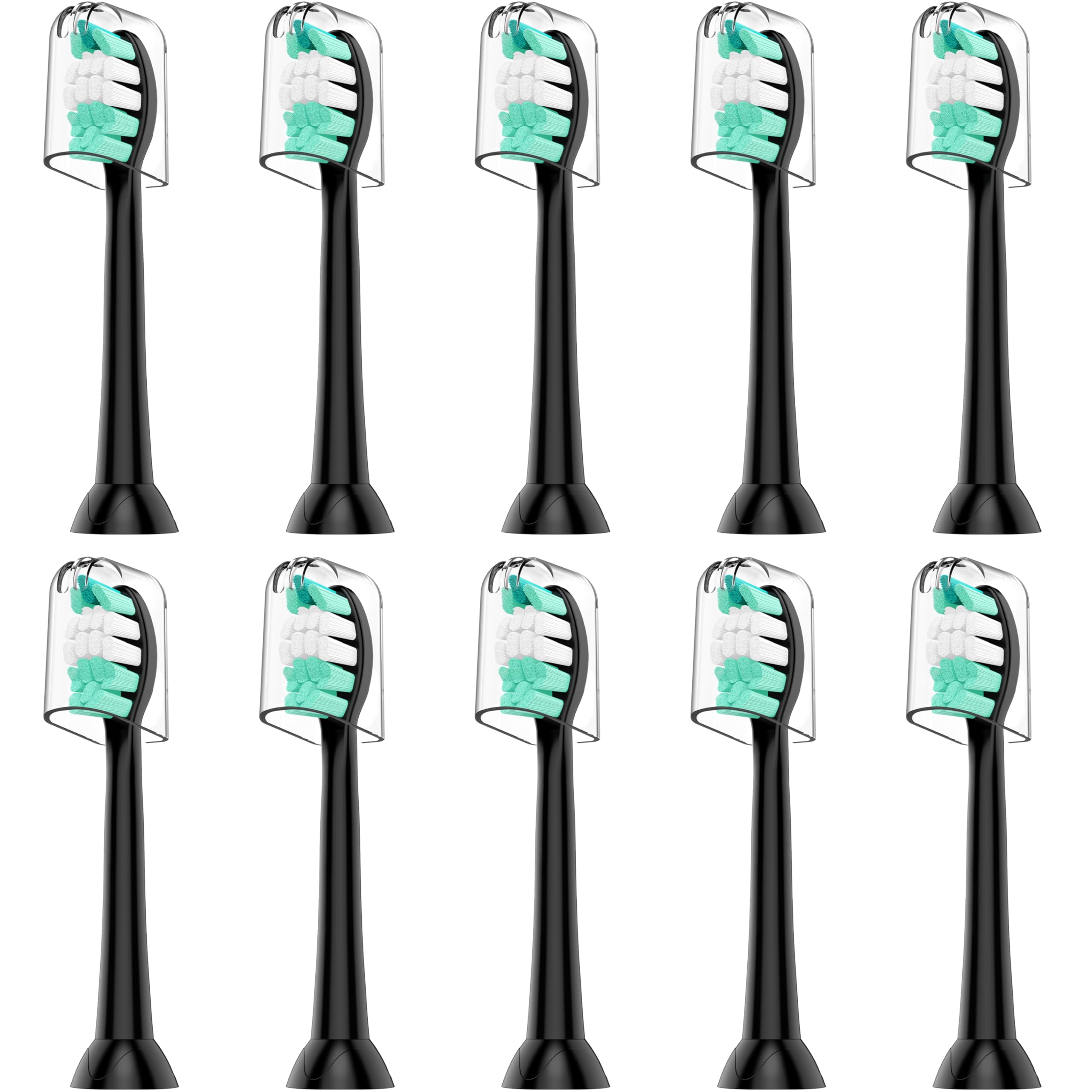 SuitShine replacement toothbrush heads compatible with Philips Sonicare