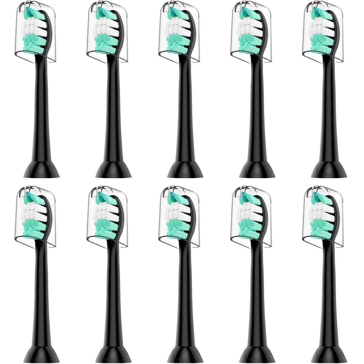 SuitShine replacement toothbrush heads compatible with Philips Sonicare