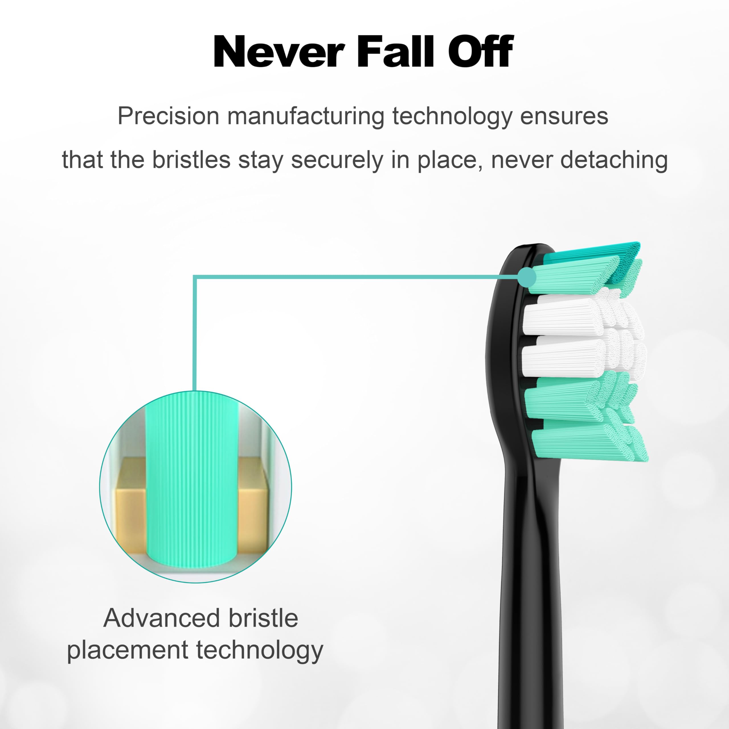 Long-tip curved design for hard-to-reach areas
